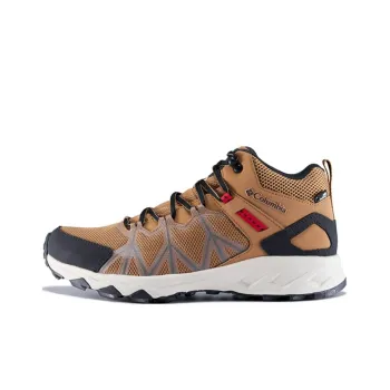 Columbia Peakfreak 2 Slip Resistant Water Resistant Mid Top Running Shoes Men's Umber