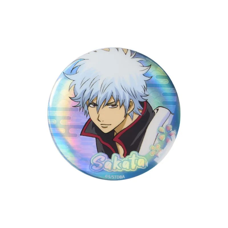 BOOM COMIC Gintama Carved Badge Gintoki Sakata Toushirou Hijikata Official Store Badges-0