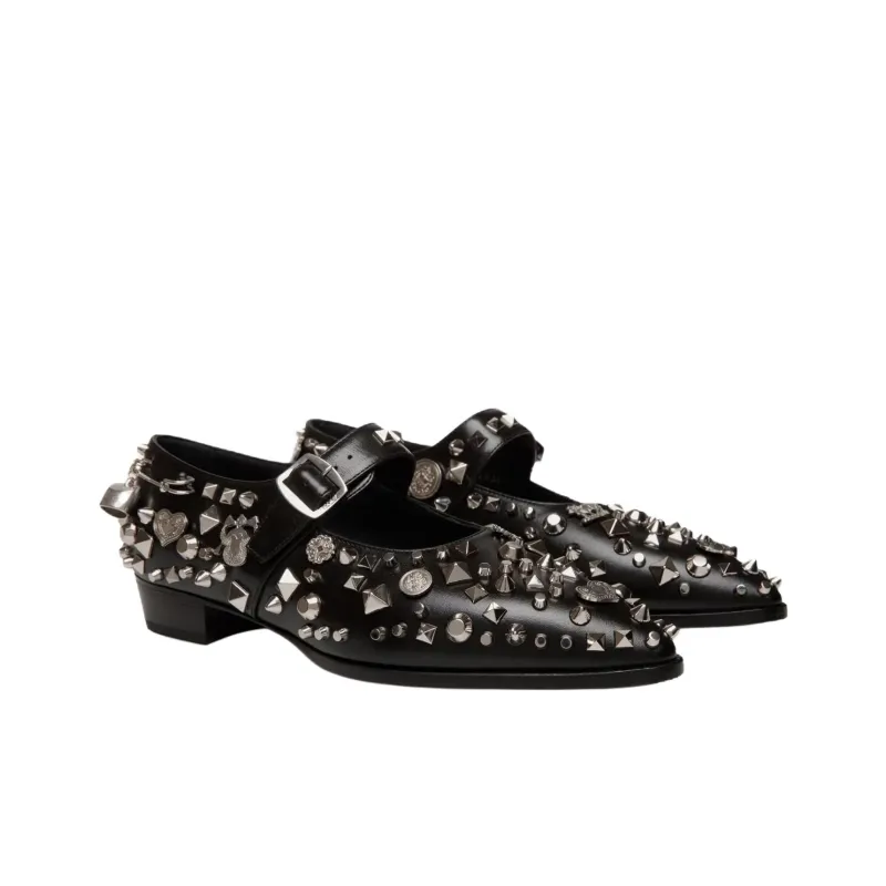 BALLY Glendale Casual Single Shoes Women's Black-2