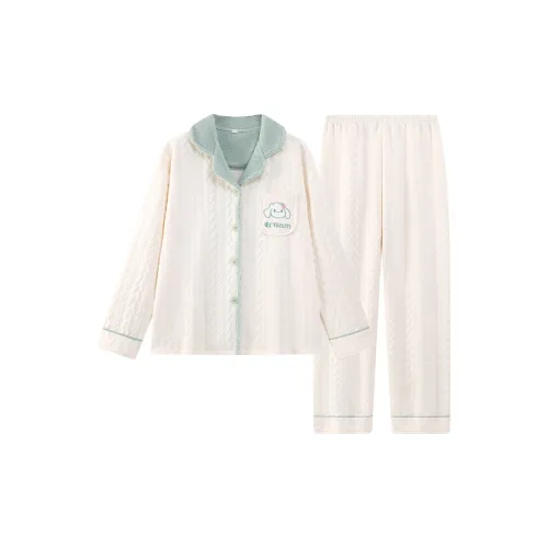 Maultiay Pajama Set Women's Apricot