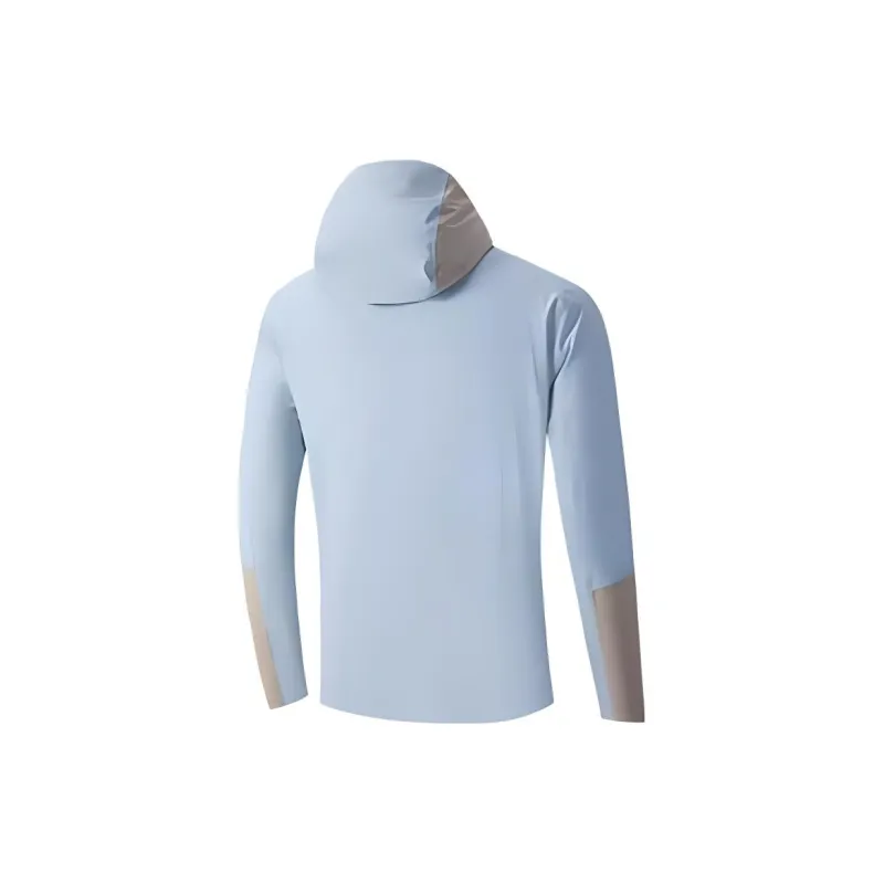 361° Water Resistant Windproof Breathable Wear Resistant Windbreaker Jacket Unisex Celestial Blue-2