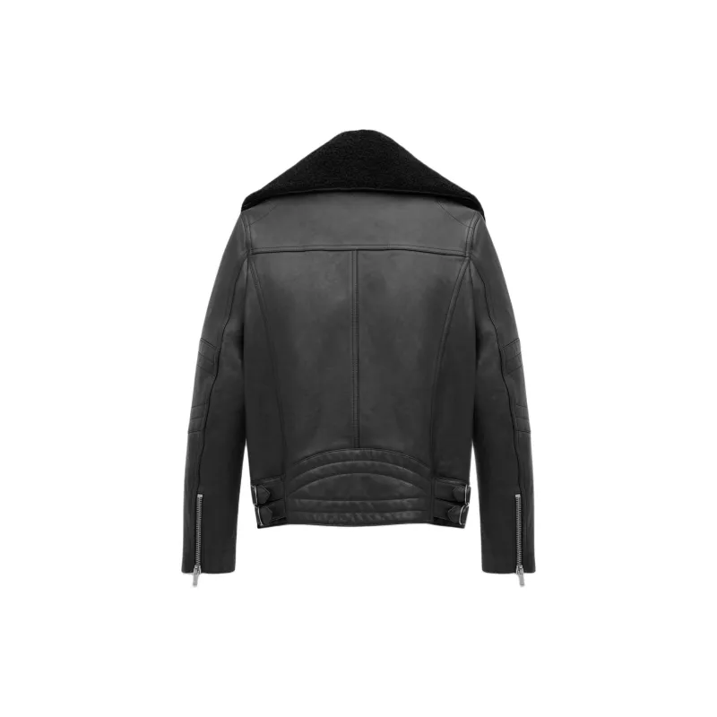 SAINT LAURENT Zip Detailed Long Sleeved Jacket-3