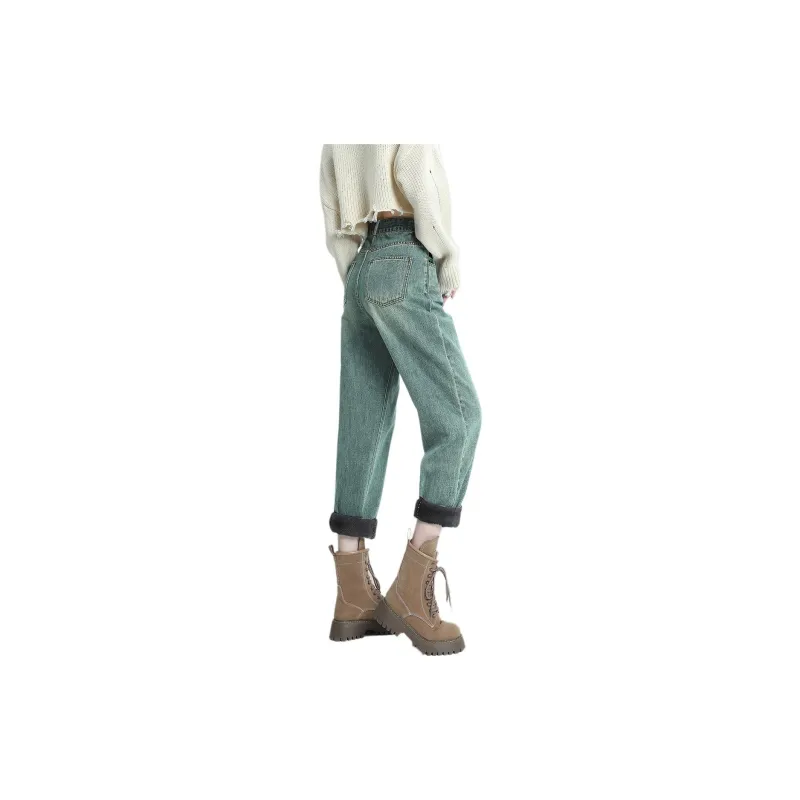 Weixi Jeans Women's Vintage Green-1