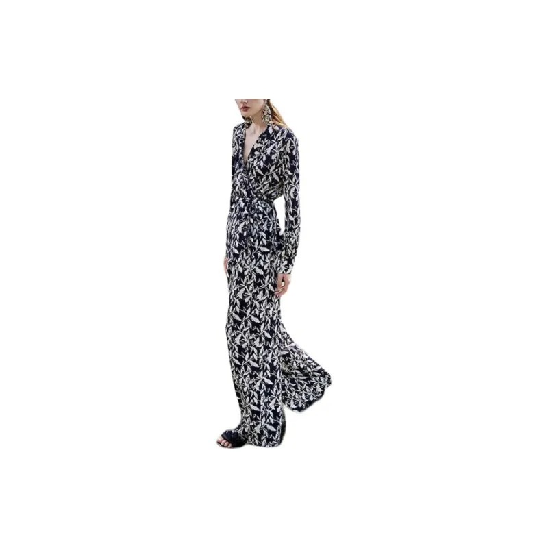 BESIONIA SS23 Casual Pants Women's Black And White Pattern-3