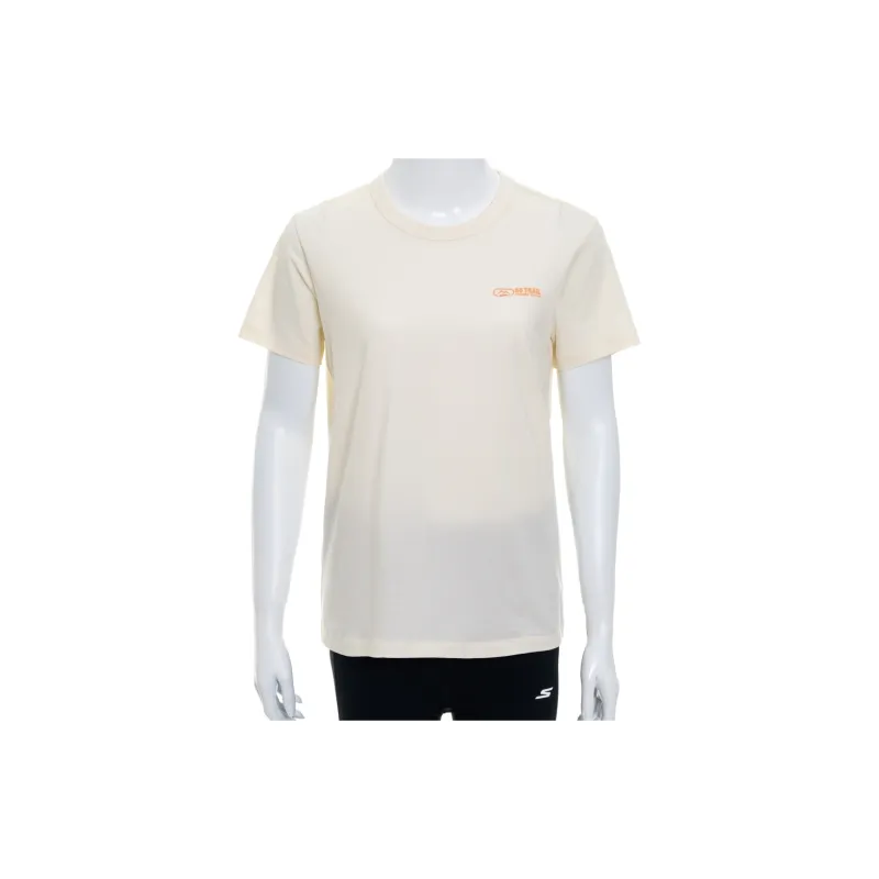 Skechers Sportlife T Shirt Women's Cream Ecru-2