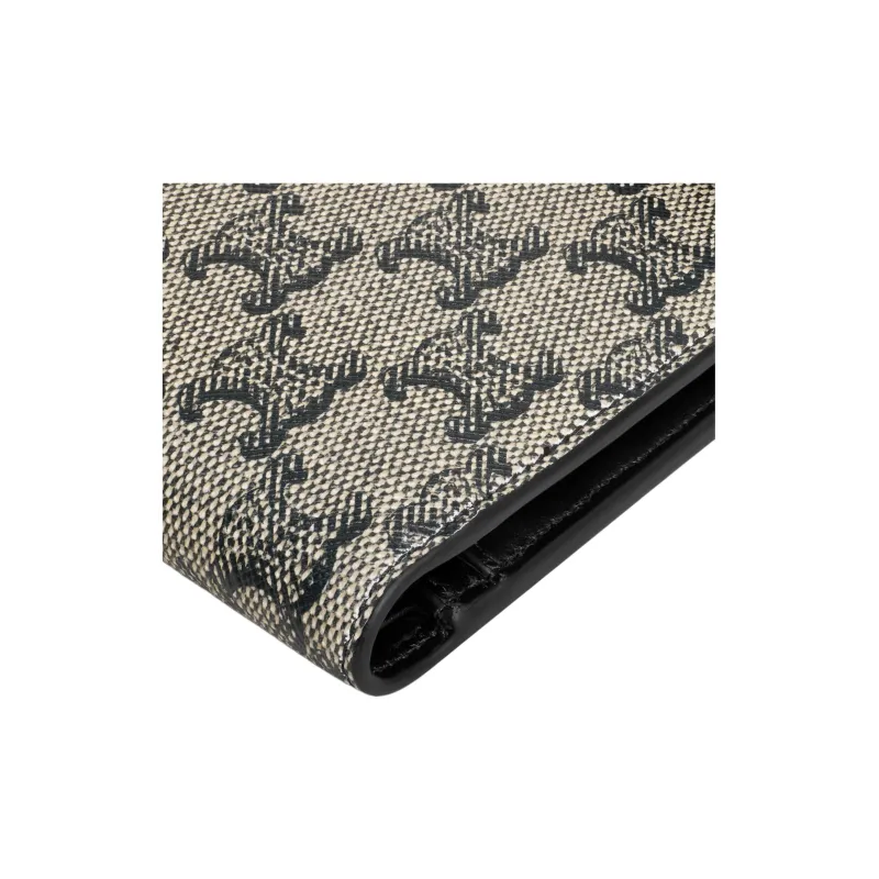 CELINE All Over Logo Patterned Bi Fold Wallet-3