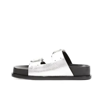 JIL SANDER Two-strap Leather Sandals