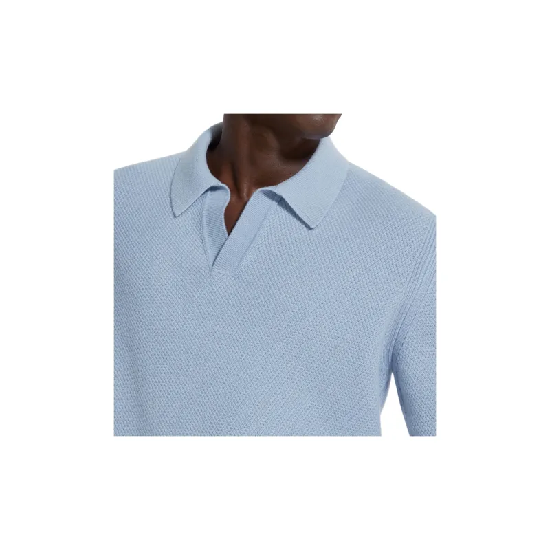 Ermenegildo Zegna Oasi Knitted Polo Shirt-4