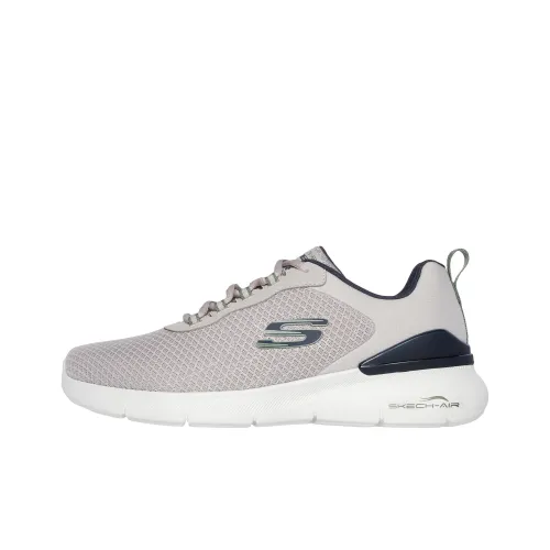 Skechers Skech Air Dynamight Abrasion Resistant Low Top Casual Shoes Men's Taupe