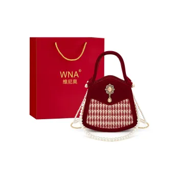 Vigno Synthetic Leather Handbag Regular Women's Red