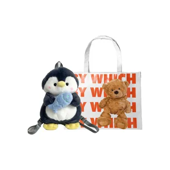 Bywhich Plush Backpack Regular Women's Gray