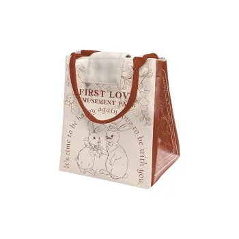 AOSONG Canvas Canvas Bag Handbags Large Size Unisex First Love Garden Tour