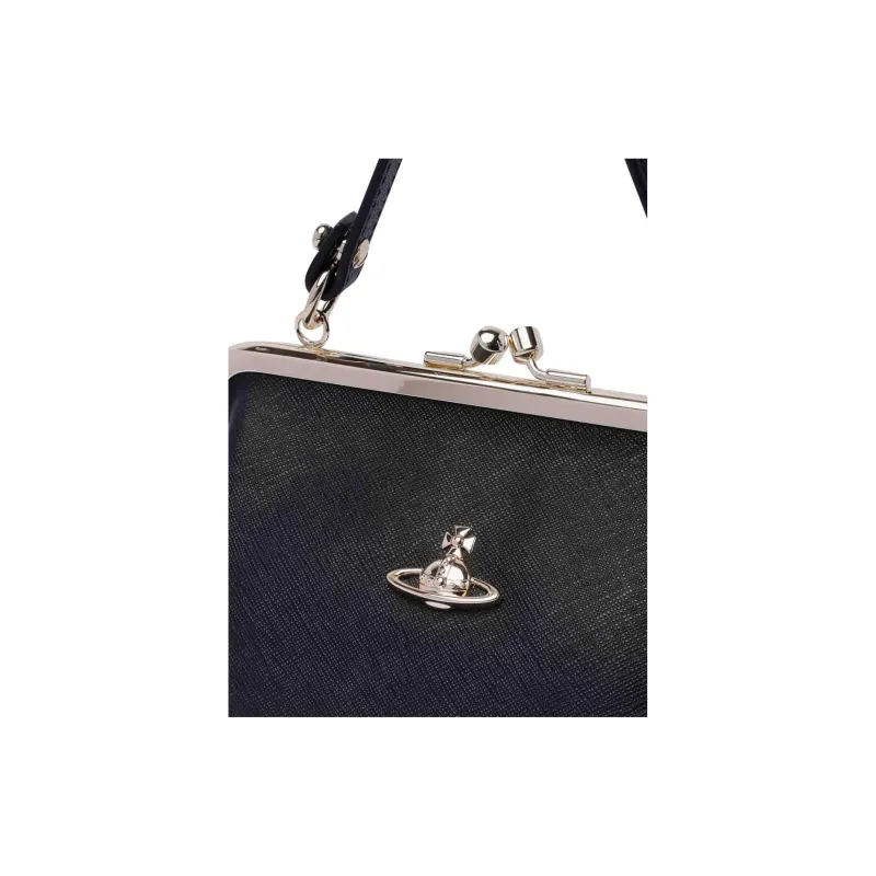 Vivienne Westwood Logo Plaque Chained Tote Bag-3