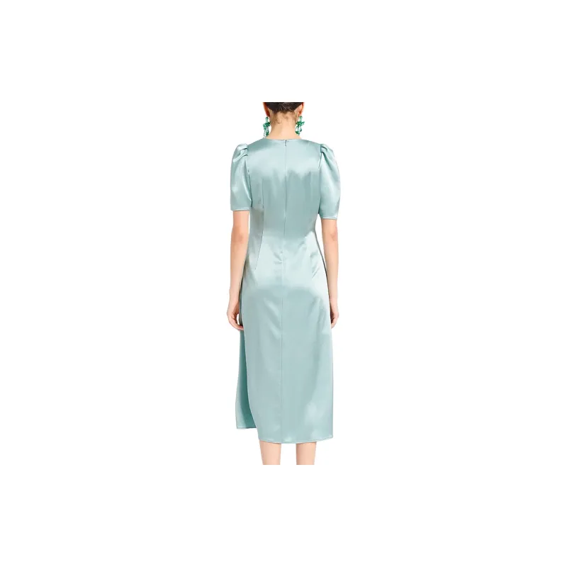 BESIONIA SS24 Short Sleeved Dresses Women's Light Blue-3