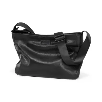 ROSEROOEN Top Grain Cow Leather Shoulder Bag Regular Men's Black