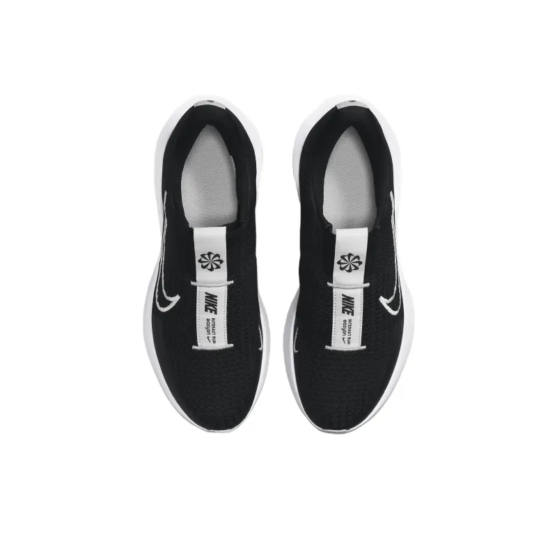 Nike Interact Run EasyOn Black White Women's-3