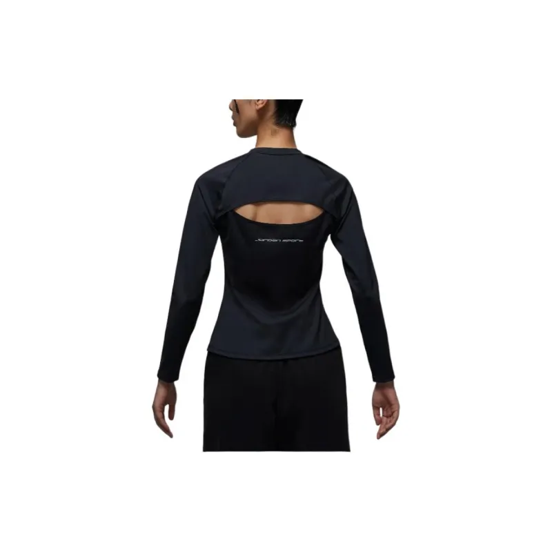 Jordan Sport Dri FIT Raglan Sleeve T Shirt Women's Black-1