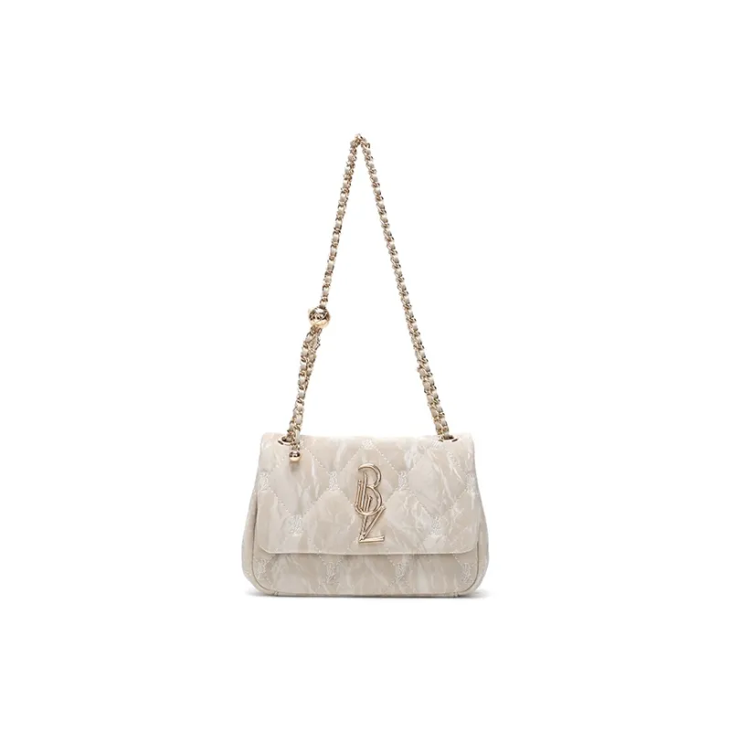 BETTINA VIVIAN PU Shoulder Bag Crossbody Bag Regular Women's Beige Apricot-0