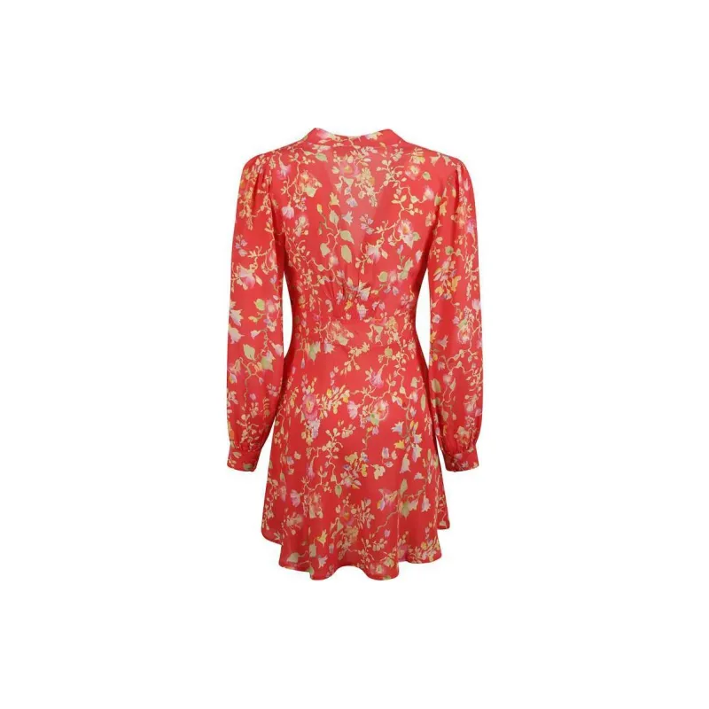 Rixo V-Neck Floral-Printed Mini Dress-1
