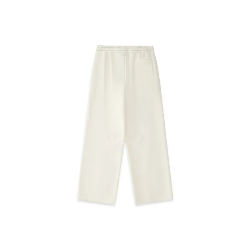FILA FUSION Knitted Sports Pants Women's Cloud White-1