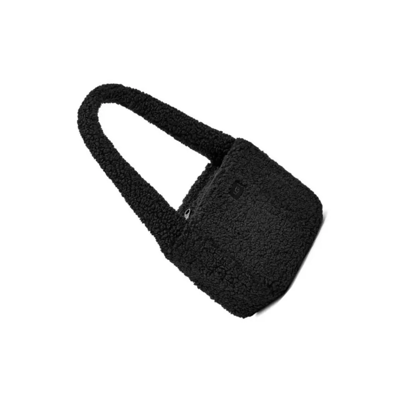 UGG Sherpa Faux Fur Handbag Shoulder Bag Regular Women's Black-4