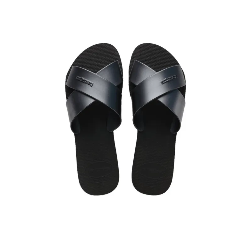 Havaianas Slide Slippers Women's Black-4