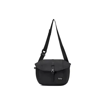 Skechers Sports Alliance Series Fabric Shoulder Bag Crossbody Bag Unisex Charcoal Black