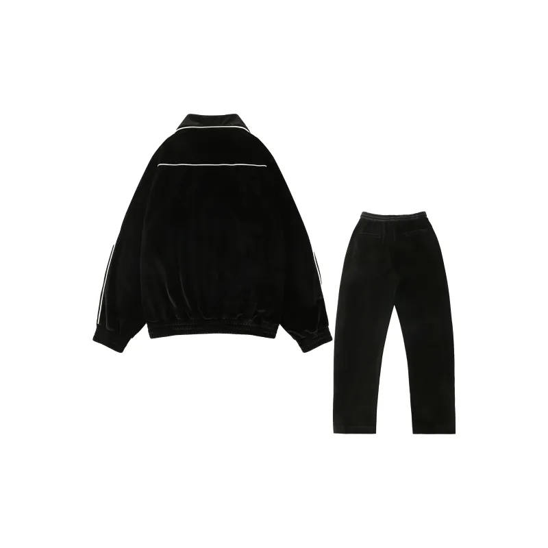 False Perception Sweatshirt Set Unisex Black-1