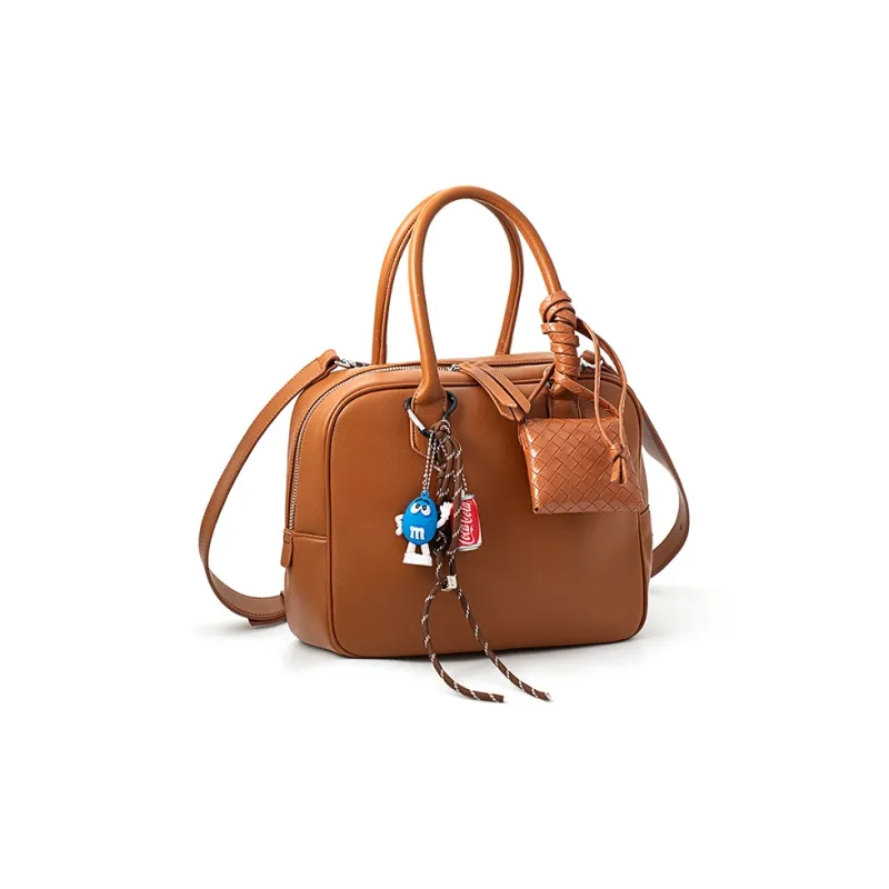 Vigno Synthetic Leather One Shoulder Handbags Regular Women's Brown/Khaki/White/Black-1