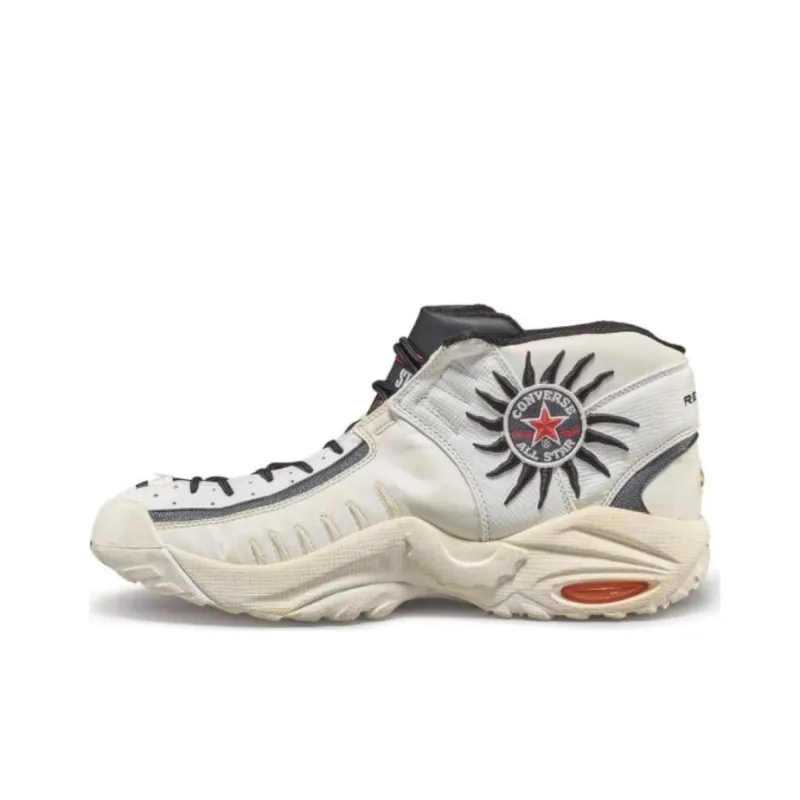 Converse All Star Anti Slip Wear Resistant High Top Basketball Shoes Unisex White-0