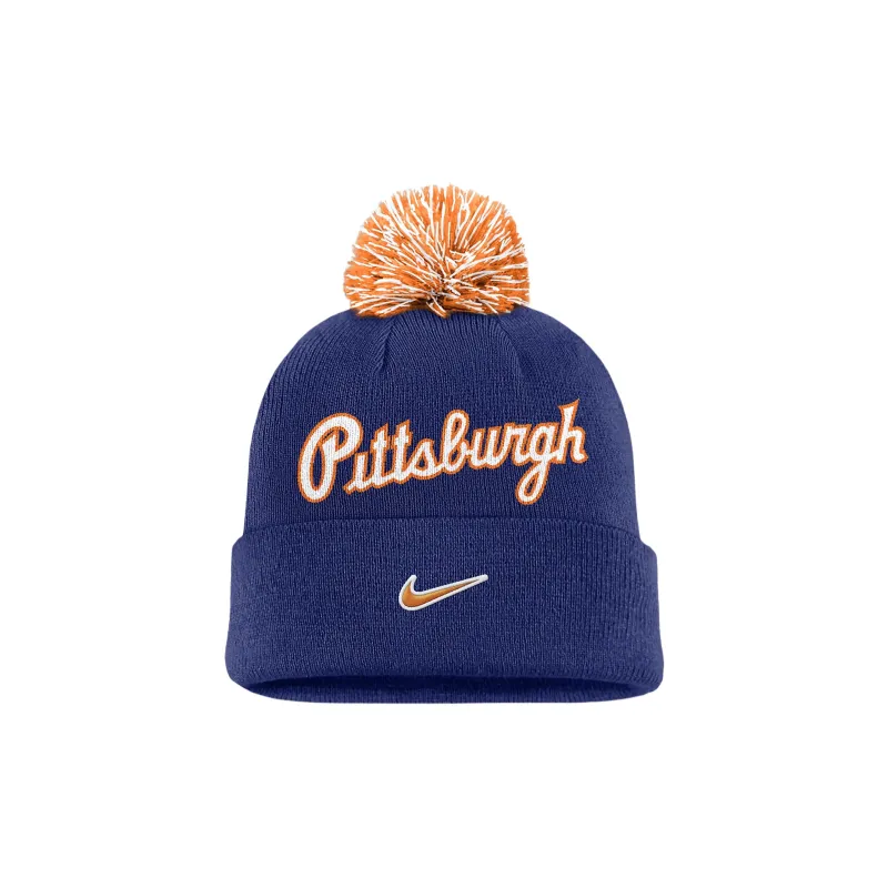 Nike Pittsburgh Pirates Peak Men's Nike Mlb Cuffed Pom Beanie-1