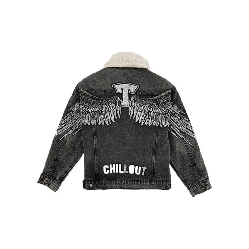 TCH Denim Jackets Unisex Black-1