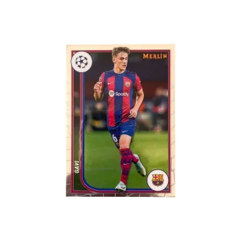 Topps 23 24 Merlin Chrome Barça Gavi Base Card Star Card Product Access Sports Cards 1 Pc