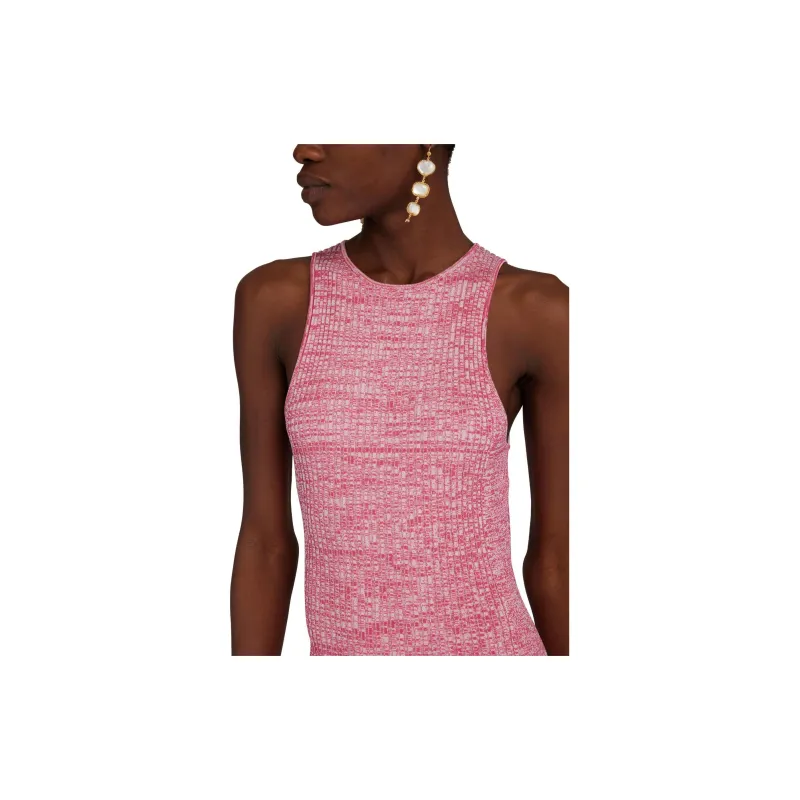 GANNI Knitted Midi Dress-3