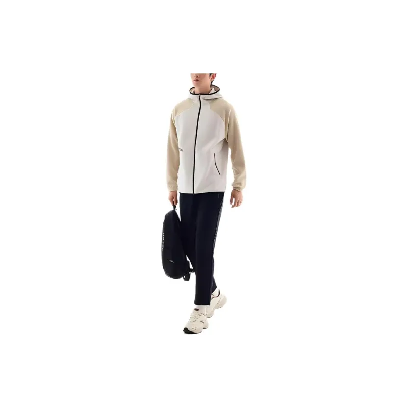 Anta Variety Training Collection Jackets & Coats Men's Wheat Grain Gray/Plain Khaki-2