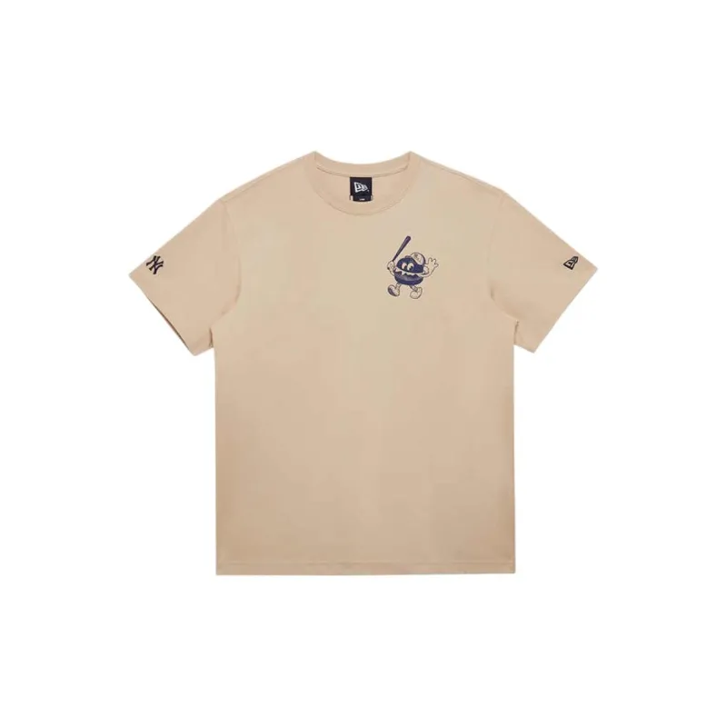 New Era FW24 T Shirt Unisex Khaki-1