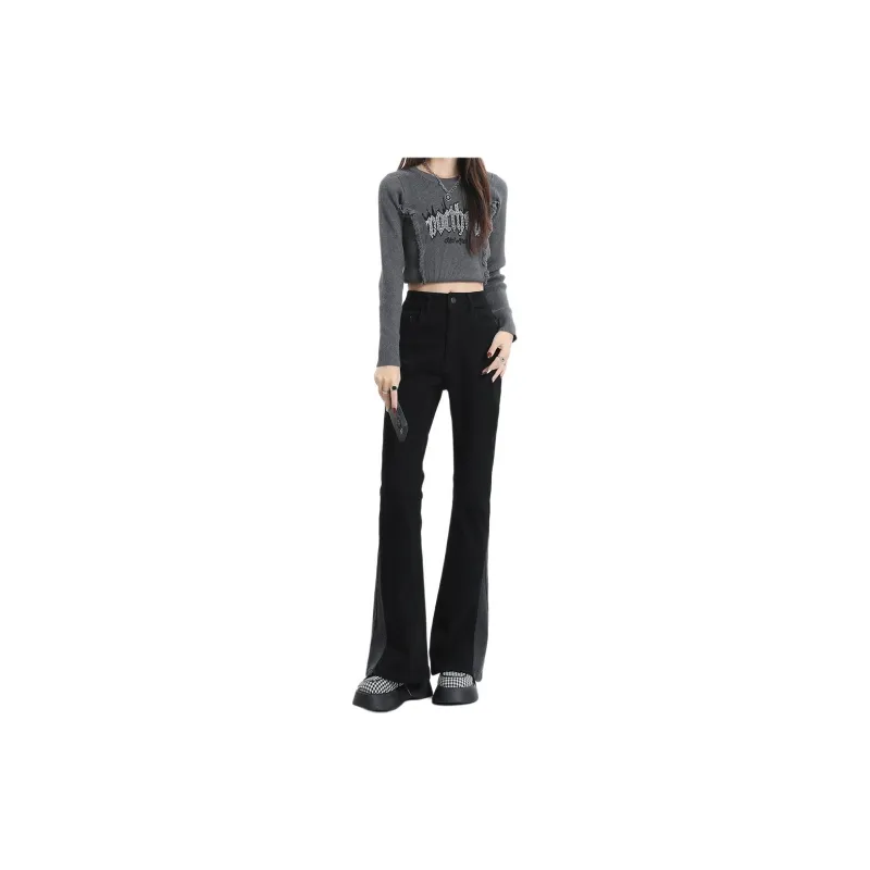 Concubine Zhu Jeans Women's Black-3