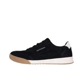 Skechers Anti Slip Wear Resistant Low Top Skateboard Shoes Men's Black