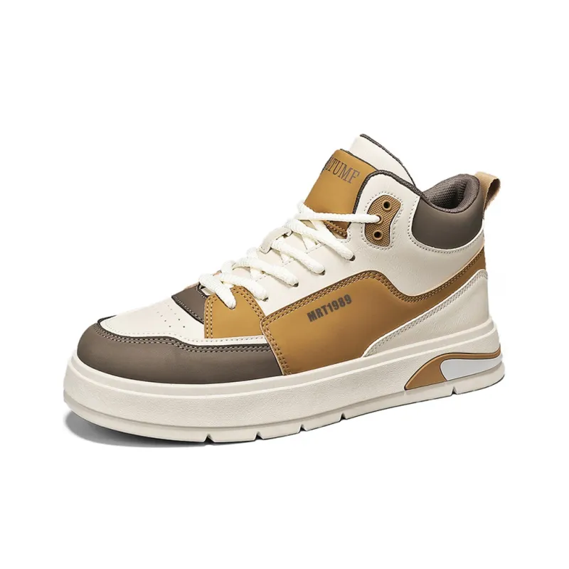 Meiretu Slip Resistant, Abrasion Resistant, Lightweight High Top Skateboard Shoes Men's-14