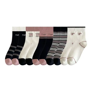 Lan Miao Mid Calf Socks Women's 10 Pack