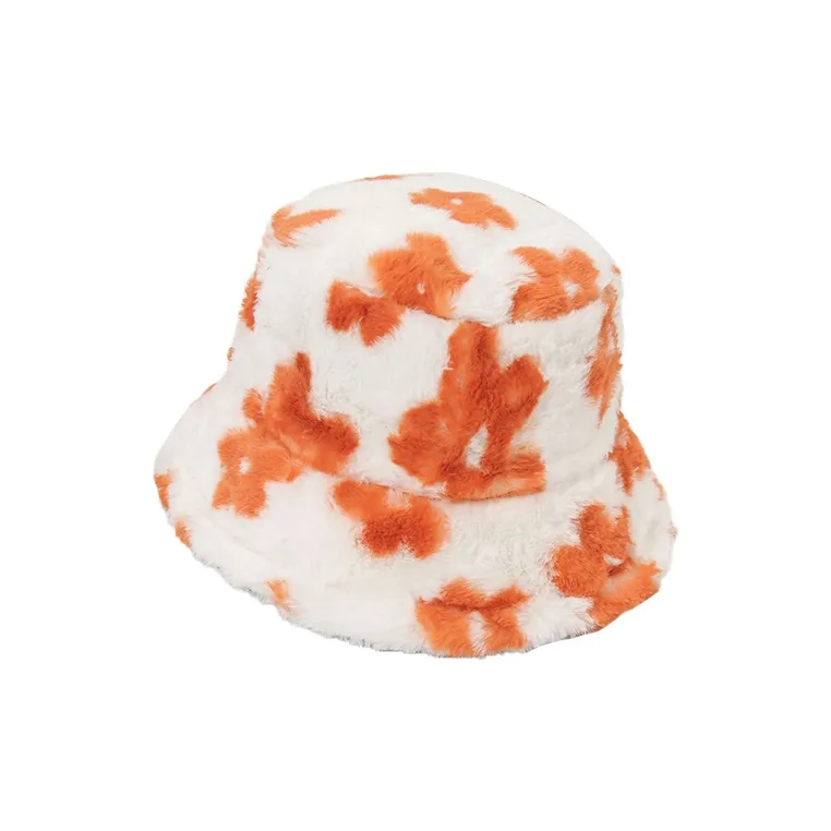 JONNY MOORE Faux Rabbit Fur Bucket Hats Unisex-4