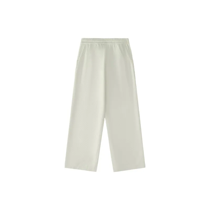 FILA FUSION Knitted Sports Pants Women's Turbulent Gray-1