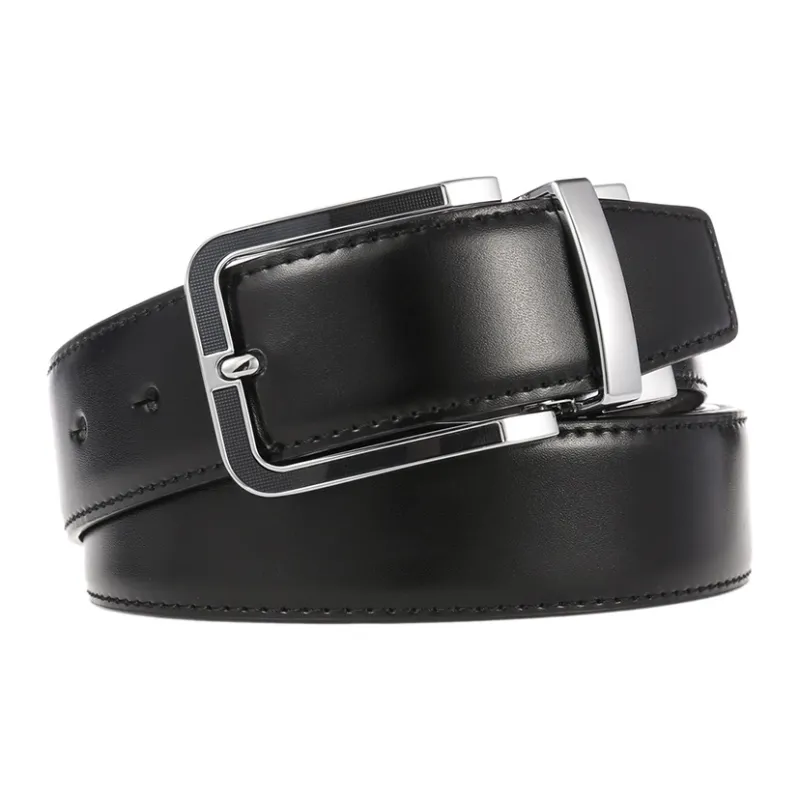 Yalu Preferred Cow Split Leather Belts Men's 3.5CM-1