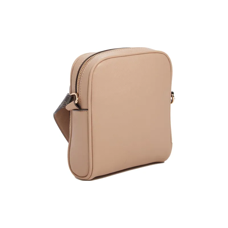 GUESS Artificial Leather Shoulder Bag, Crossbody Bag Mini Women's Brown-1