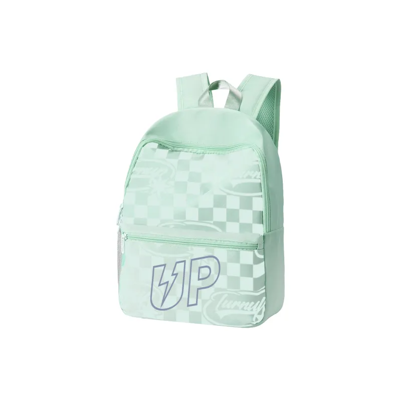 TURN UP Polyester Students Backpack Regular Unisex Mint Mambo Color-1