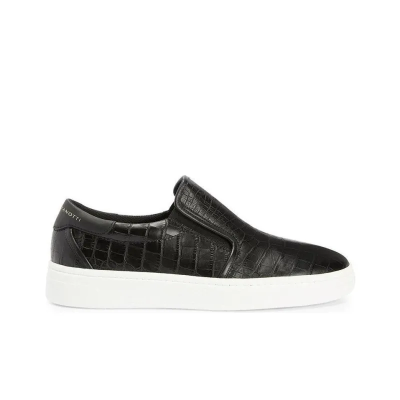 Giuseppe Zanotti Gz94 Crocodile embossed Leather Sneakers-1