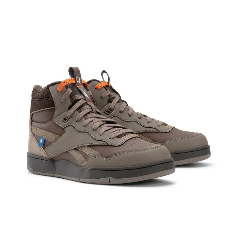 Nautica x Reebok BB4000 II MID Sports Mid Top Vintage Basketball Shoes Unisex Brown-1