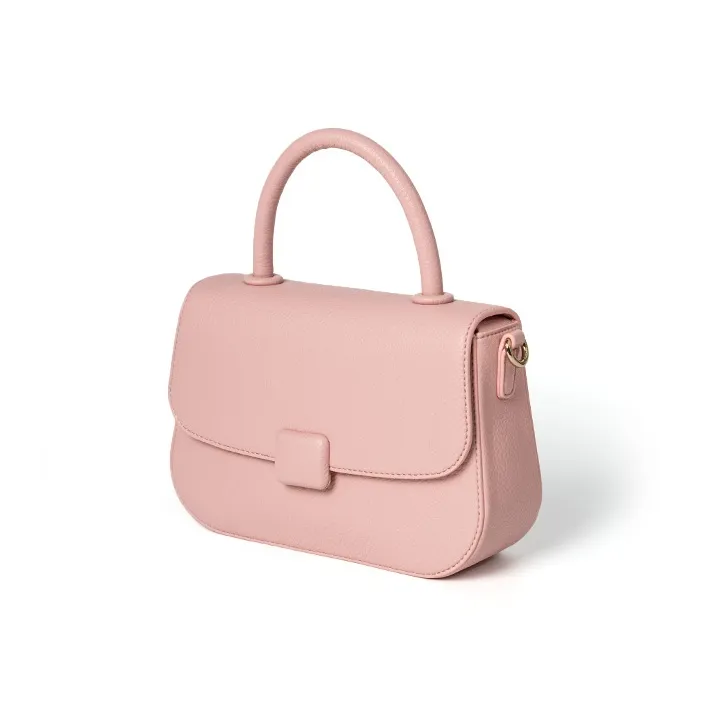 OMI Synthetic Leather Handbag Regular Women's Black/Tan/Pink/Ecru-11