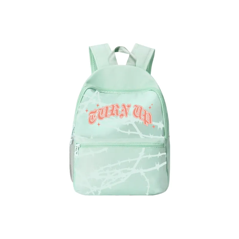 TURN UP Polyester Backpack Regular Unisex Mint Mambo Color-0