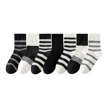 Lan Miao Mid Calf Socks Women's 7 Pack